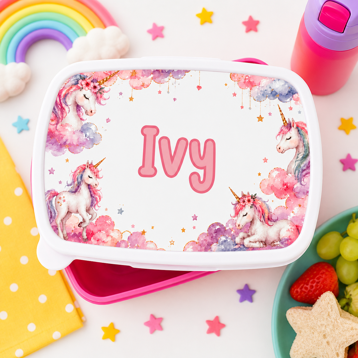 Unicorn snack / lunch box